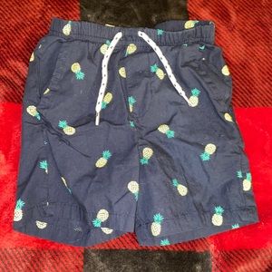 Kenneth Cole 24M pineapple toddler shorts with string to tighten